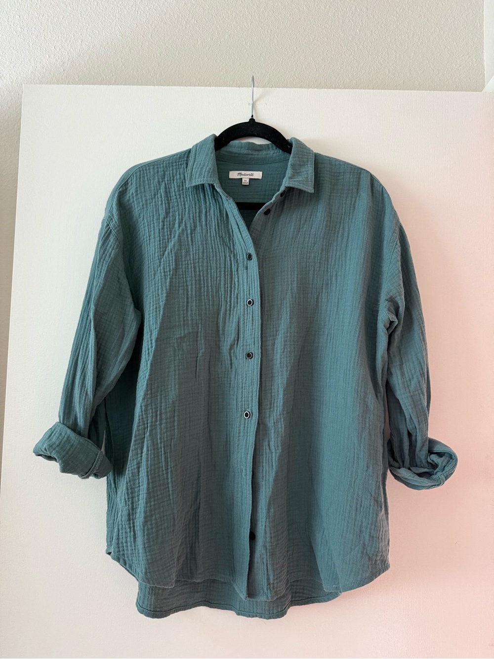 Madewell Women's Button-Down Shirt - Teal